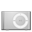 iPod Shuffle Silver Icon 32x32 png